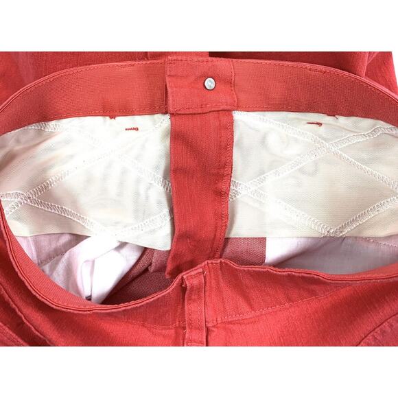 Signature Slimming Womens Jeans Size 6 P‎ Red Skinny Stretch - Picture 5 of 8